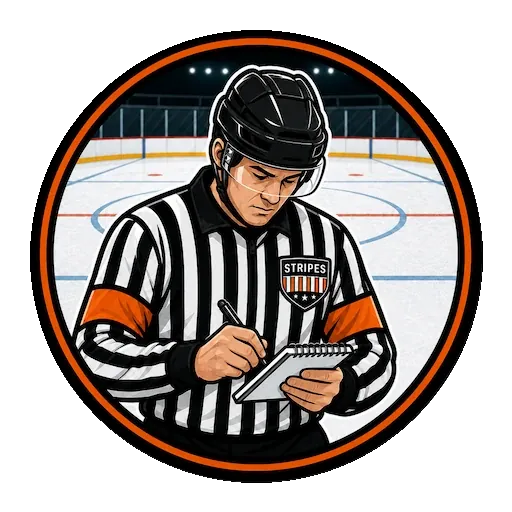 Official reviewing a game assignment